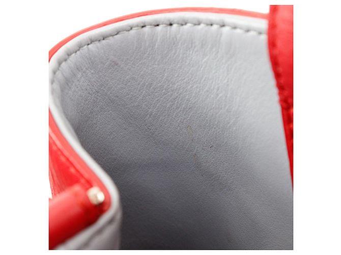 Fendi Petite 2Jours in Pelle Rossa Rosso - vista 8