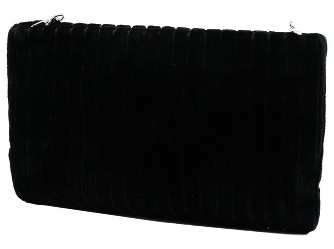 Pochette Crossbody Ricamo Velluto Negra de Prada Negro - vista 2