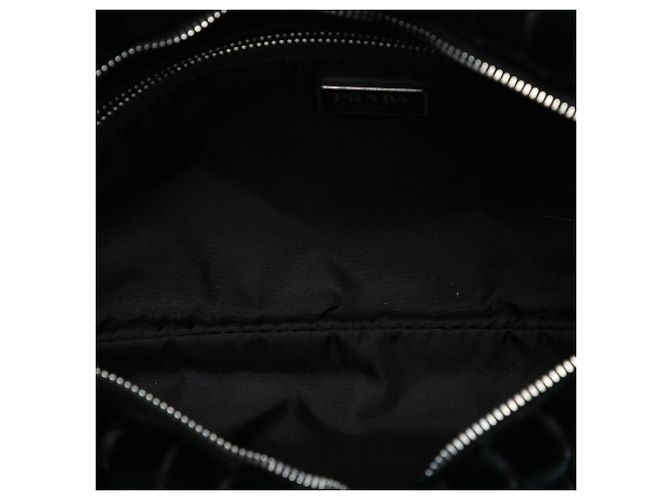 Pochette Crossbody Ricamo Velluto Negra de Prada Negro - vista 4