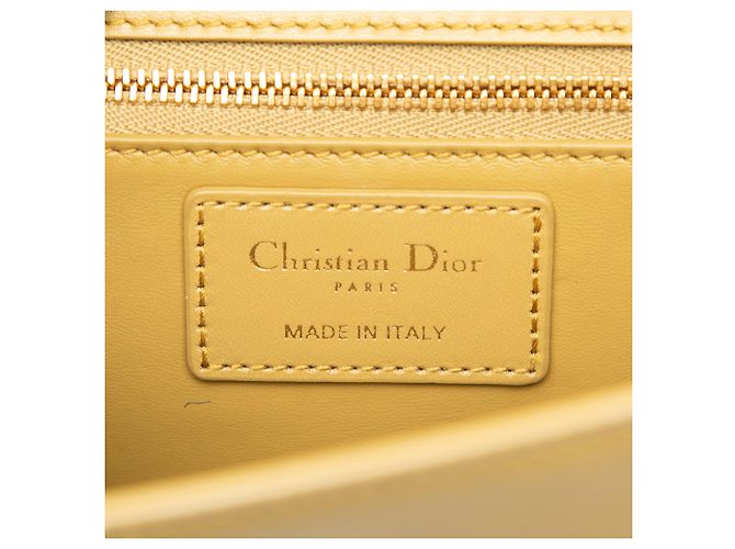 Dior Borsa in Pelle Marrone 30 Montaigne Cachi - vista 5