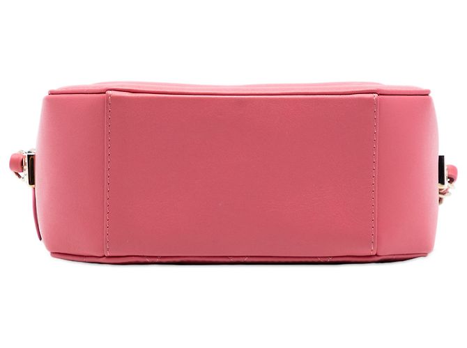 Camera Estojo para câmera em couro de bezerro rosa CC da Chanel - vista 3