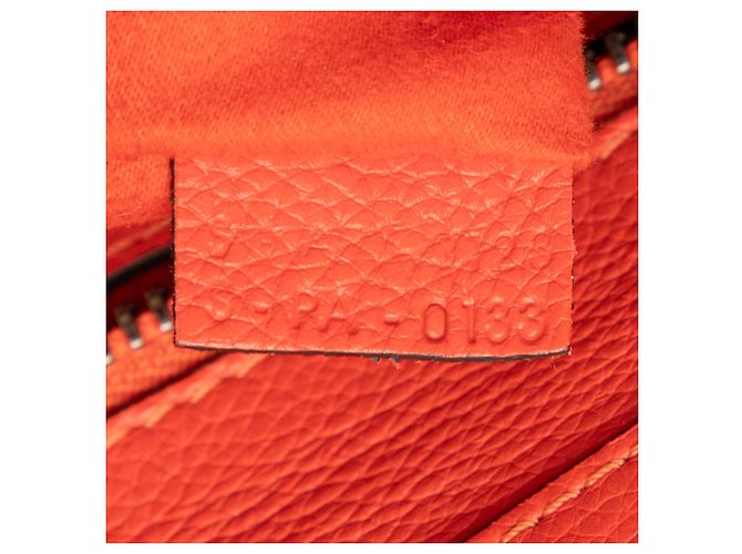 Luggage Céline Celine Orange Micro-Leder Reisetasche - Ansicht 6