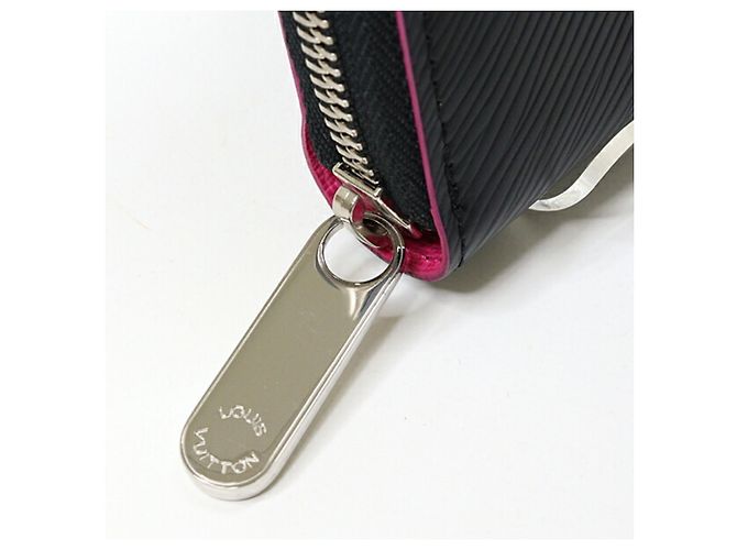 Cartera Zippy Epi Louis Vuitton Negro Rosa - vista 6