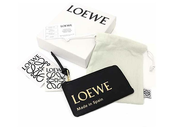Tarjetero de monedas Loewe Fragment Negro - vista 2