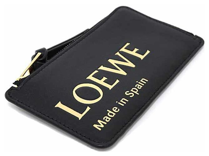 Tarjetero de monedas Loewe Fragment Negro - vista 6