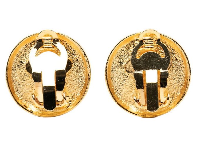 Orecchini Clip Coco Mark di Chanel D'oro - vista 2