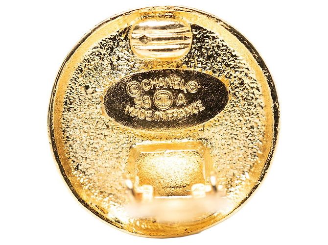 Orecchini Clip Coco Mark di Chanel D'oro - vista 3