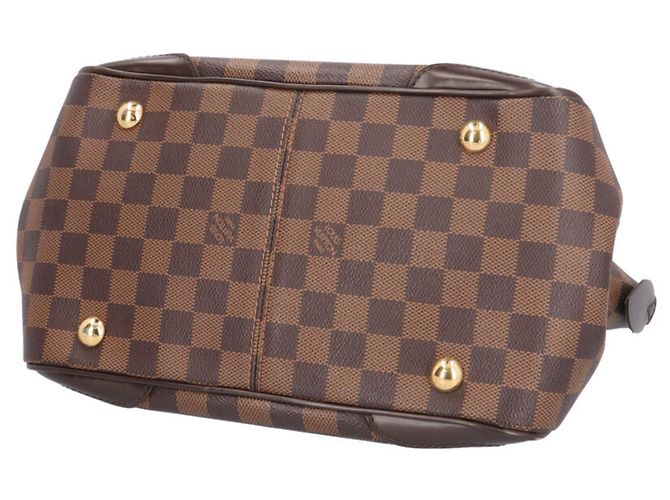 Borsa a mano Damier Verona PM Louis Vuitton Marrone - vista 5