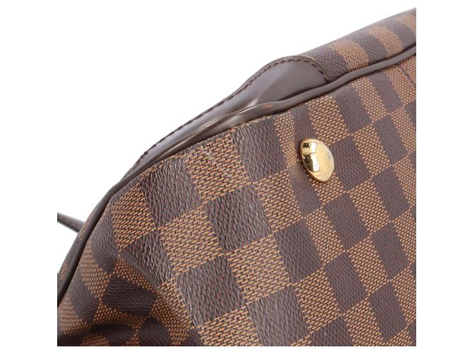 Borsa a mano Damier Verona PM Louis Vuitton Marrone - vista 7