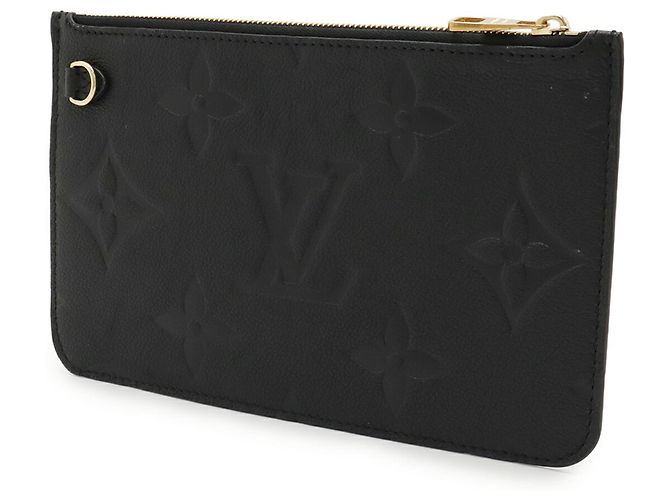 Pochette Neverfull MM in Monogram Empreinte Louis Vuitton Nero - vista 3