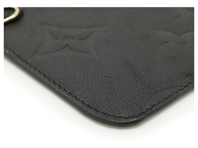 Pochette Neverfull MM in Monogram Empreinte Louis Vuitton Nero - vista 4