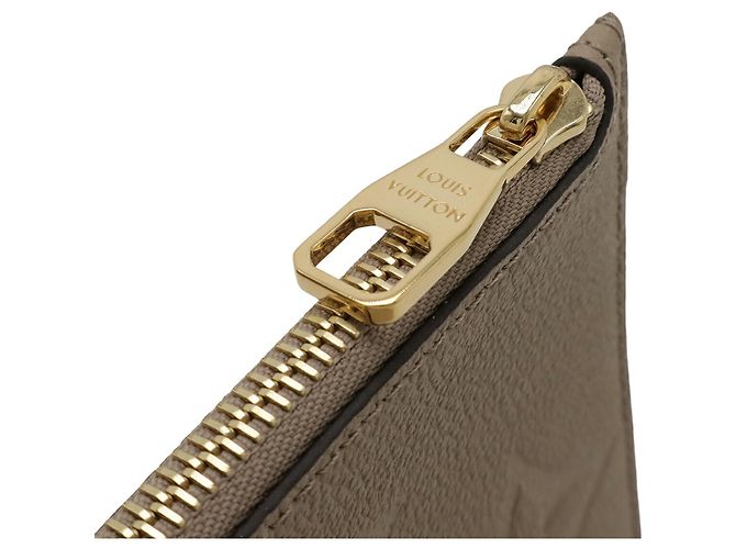 Pochette Louis Vuitton Monogram Empreinte Neverfull MM Grigio - vista 6