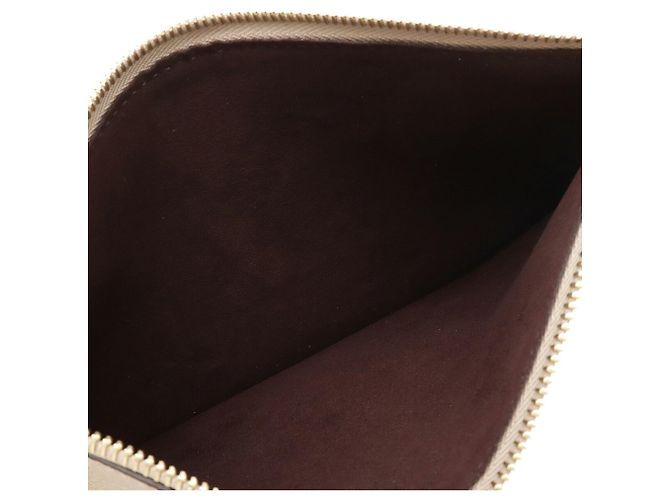Pochette Louis Vuitton Monogram Empreinte Neverfull MM Grigio - vista 7