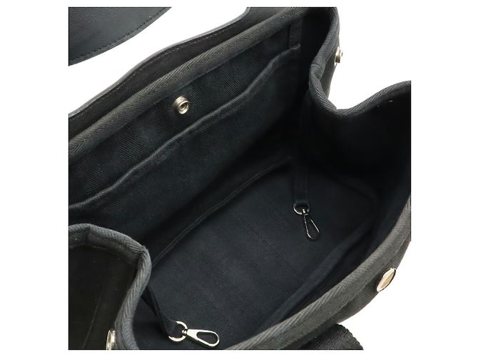 Hermès Borsa tote Hermes Valparaiso PM Nero - vista 6