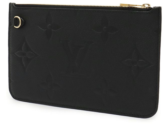 Pochette Neverfull MM in Monogram Empreinte Louis Vuitton Nero - vista 3