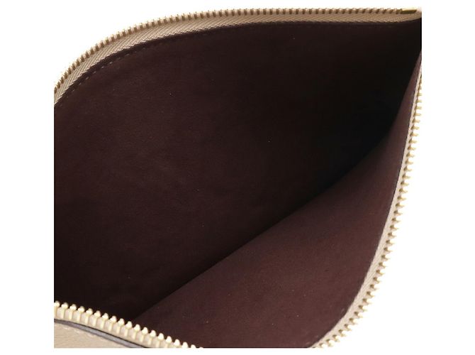 Pochette Neverfull MM in Monogram Empreinte Louis Vuitton Grigio - vista 6