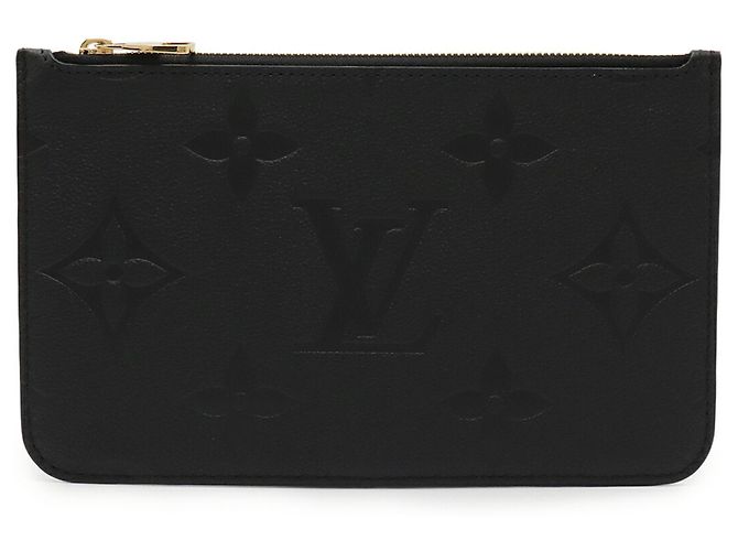 Neverfull Pochette Monogram Empreinte Louis Vuitton Nero - vista 2