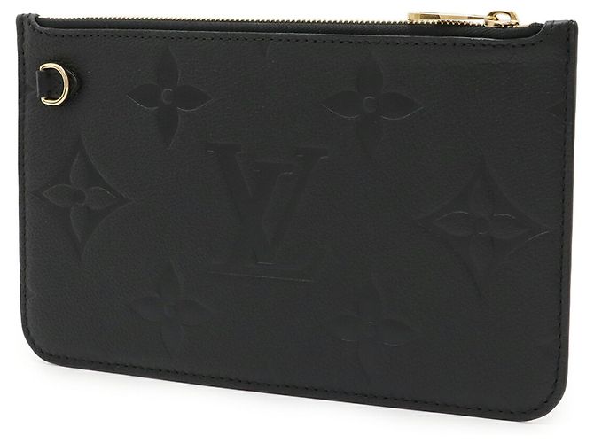 Neverfull Pochette Monogram Empreinte Louis Vuitton Nero - vista 3