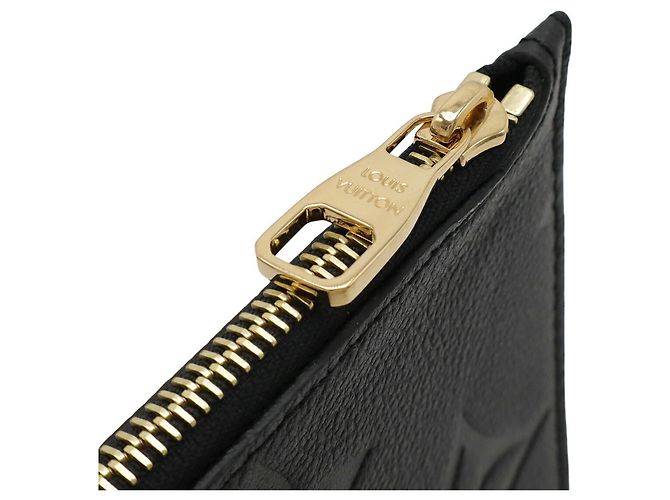 Neverfull Pochette Monogram Empreinte Louis Vuitton Nero - vista 5