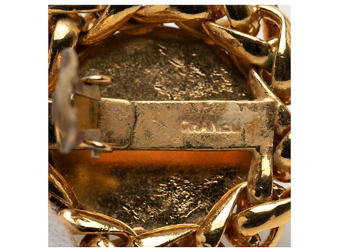 Timeless Orecchini a clip placcati in oro con motivo di grano Coco Mark di Chanel D'oro - vista 3