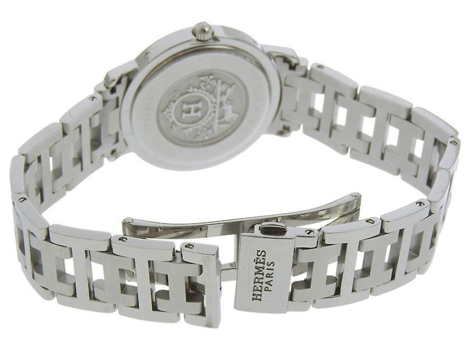 Orologio da polso Hermès Clipper Quartz con quadrante rosa - vista 5