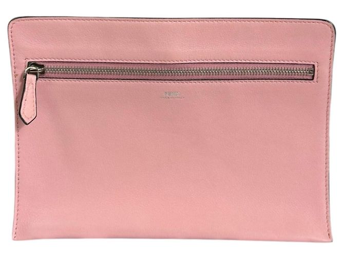 Fendi Dotcom Schultertasche aus Leder Braun - Ansicht 16