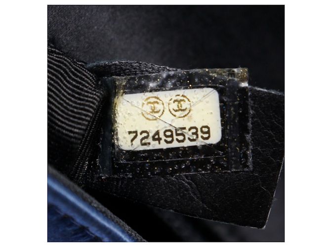 Borsa a Spalla Chocolate di CHANEL Blu - vista 13
