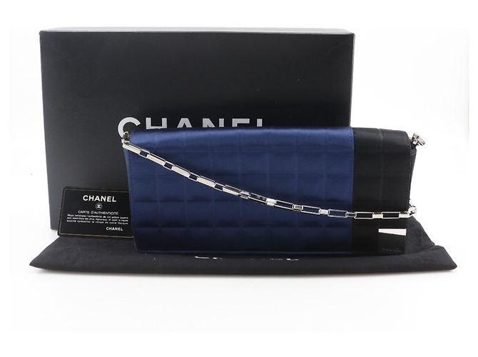 Borsa a Spalla Chocolate di CHANEL Blu - vista 14