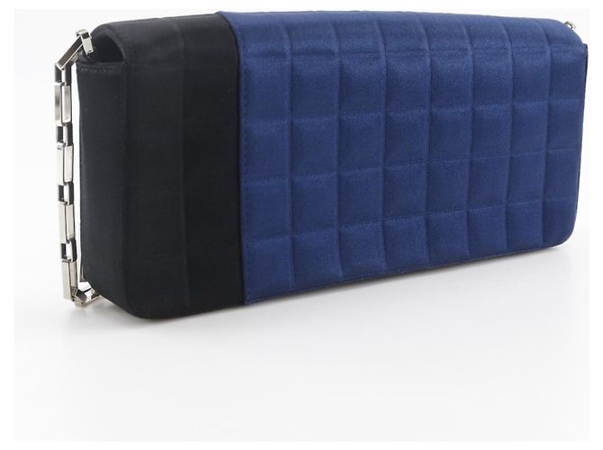 Borsa a Spalla Chocolate di CHANEL Blu - vista 3
