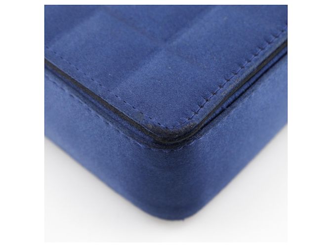 Borsa a Spalla Chocolate di CHANEL Blu - vista 4