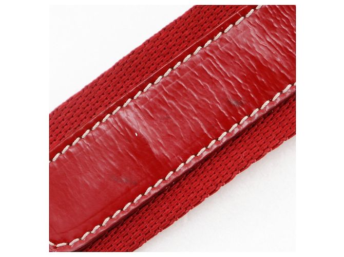 Borsa a spalla in nylon A5 di Prada Rosso - vista 16