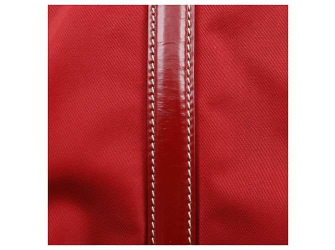 Borsa a spalla in nylon A5 di Prada Rosso - vista 18