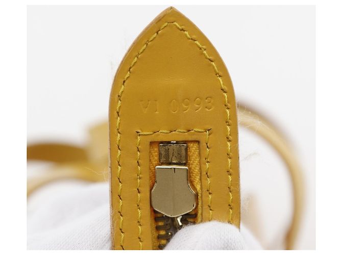 Borsa Saint Jack in pelle Epi di Louis Vuitton Giallo - vista 19