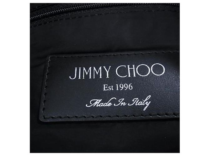 Zaino Fitzroy di Jimmy Choo Nero Argento - vista 2
