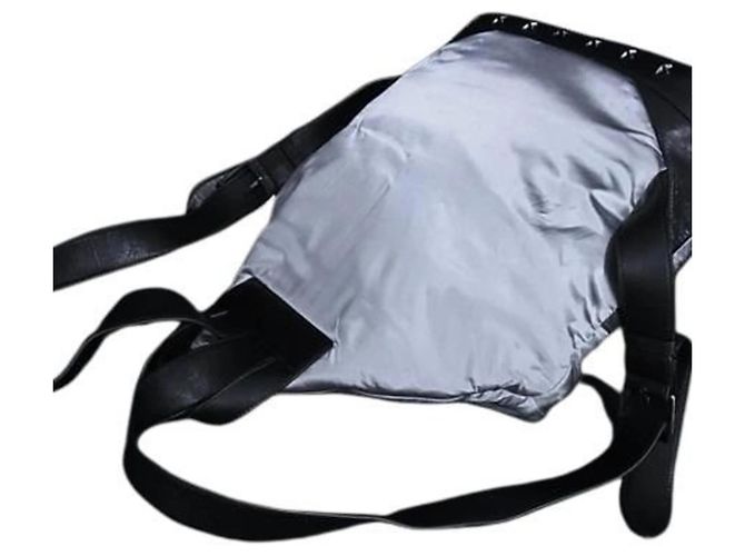 Zaino Fitzroy di Jimmy Choo Nero Argento - vista 4