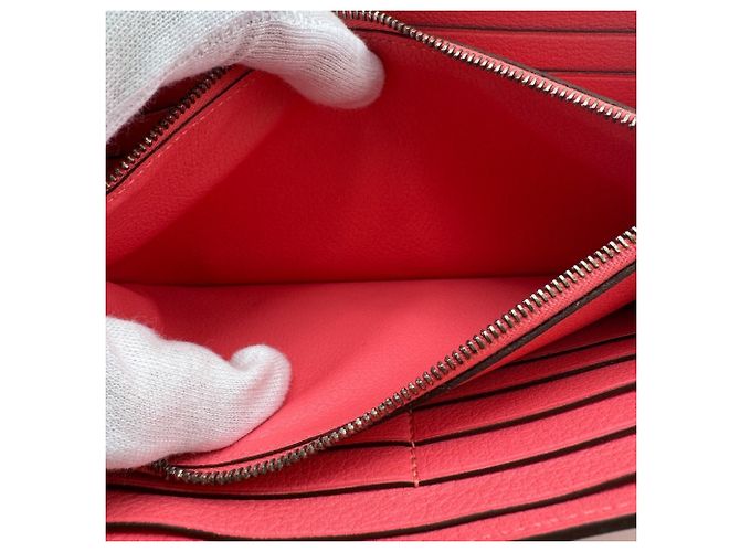 Hermès HERMES Portafoglio Constance Long Evercolor Rosa - vista 11