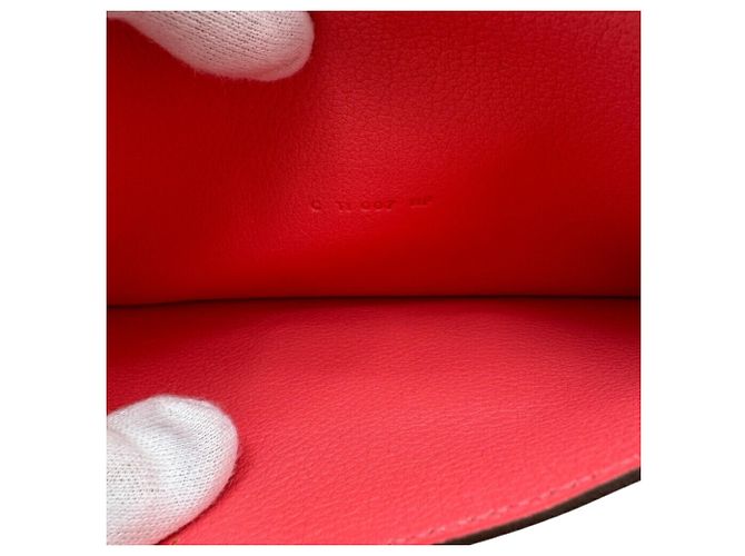 Hermès HERMES Portafoglio Constance Long Evercolor Rosa - vista 14