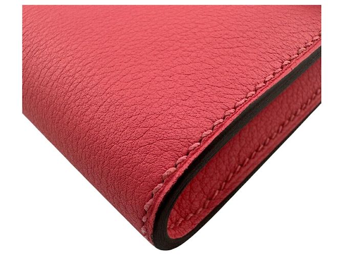Hermès HERMES Portafoglio Constance Long Evercolor Rosa - vista 4