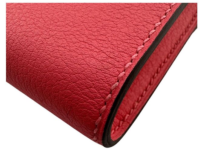 Hermès HERMES Portafoglio Constance Long Evercolor Rosa - vista 6