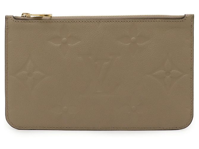 Pochete Louis Vuitton Monogram Empreinte Neverfull MM Cinza - vista 2