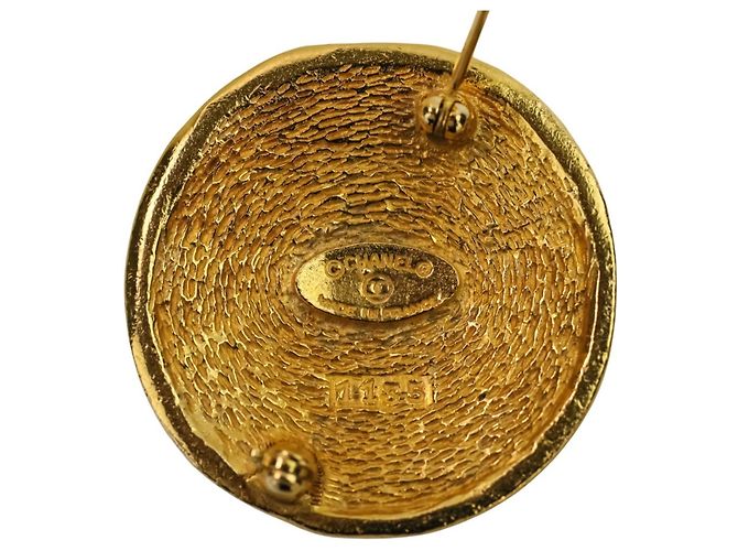 Set di Orecchini e Spilla CHANEL Vintage 31 Rue Cambon D'oro - vista 10