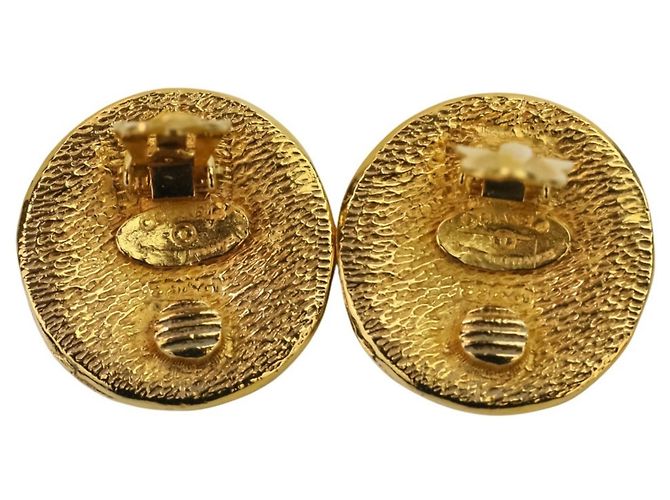 Set di Orecchini e Spilla CHANEL Vintage 31 Rue Cambon D'oro - vista 16