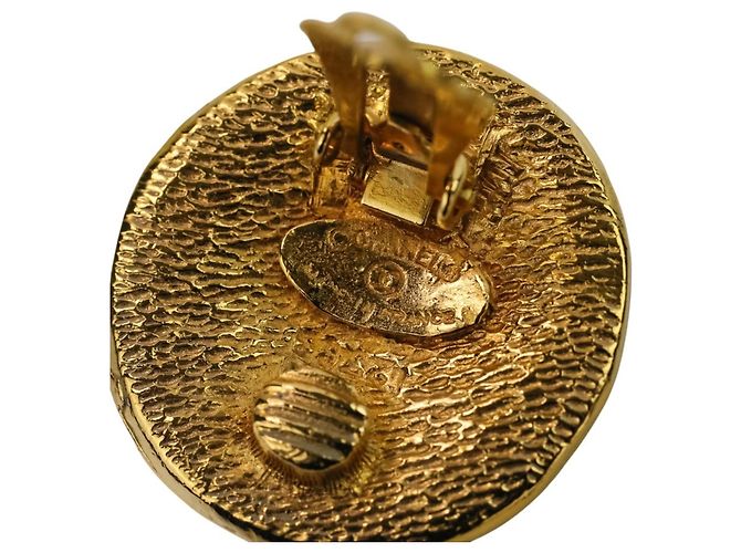 Set di Orecchini e Spilla CHANEL Vintage 31 Rue Cambon D'oro - vista 17