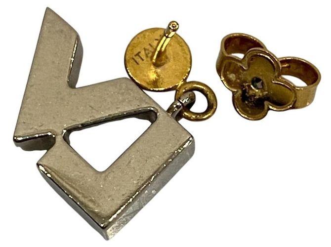 Ohrring-Set von Louis Vuitton Silber Golden - Ansicht 7