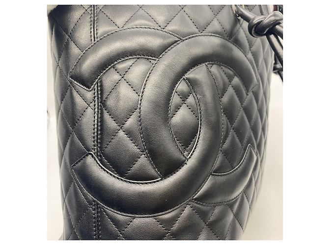 Chanel Cambon Tote Tasche Schwarz - Ansicht 16