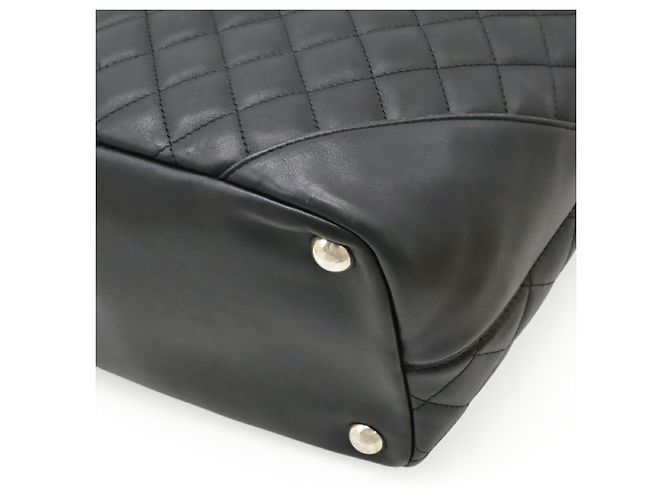 Große Schultertasche Chanel Cambon Line Coco Mark Schwarz Pink - Ansicht 4