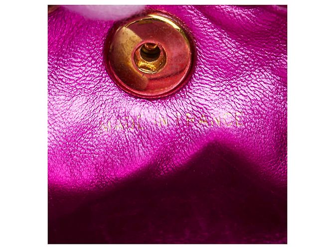 Zaino Chanel Matelassé Coco Mark con hardware dorato e catena Argento - vista 13