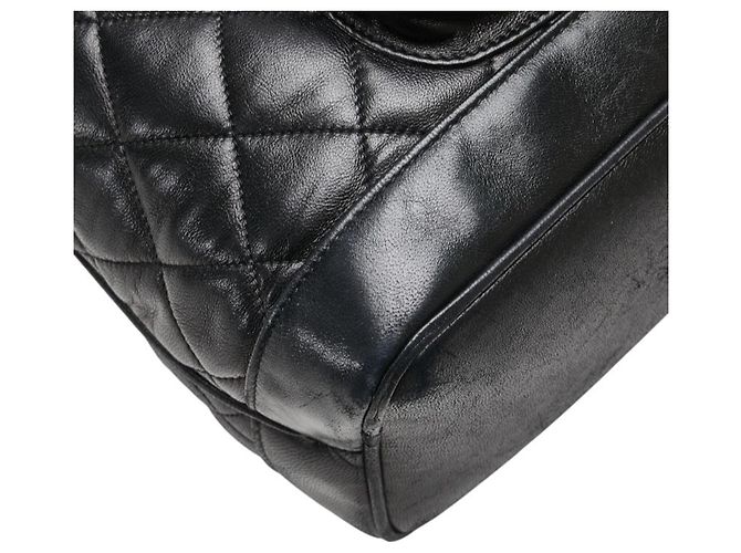 Chanel Black Lambskin Matelasse Coco Mark Backpack - view 4