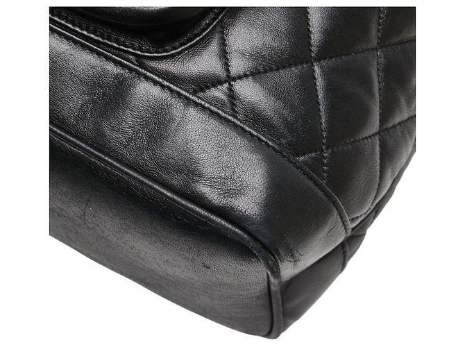 Chanel Black Lambskin Matelasse Coco Mark Backpack - view 5