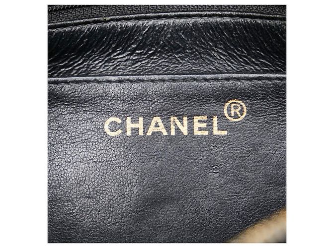 Zaino Chanel Matelassé 25 Coco Mark in velluto nero e pelle - vista 10